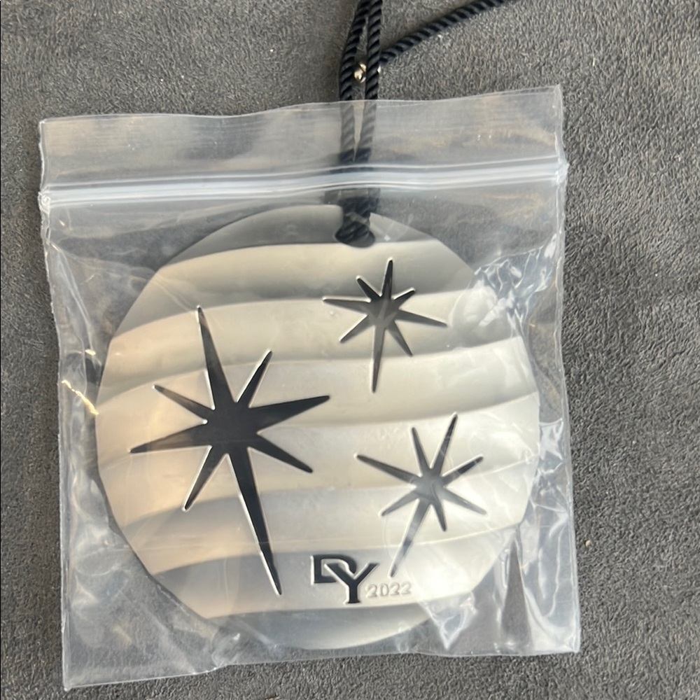 New Get 3 David Yurman Silver Starburst Pendants/Ornaments/Gift Tag/Jewelry - Picture 4 of 7